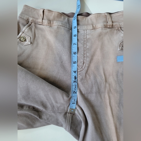 Spanx Stretch Twill Wide-leg Pulk-on Pants Grey Size Small - Picture 8 of 11